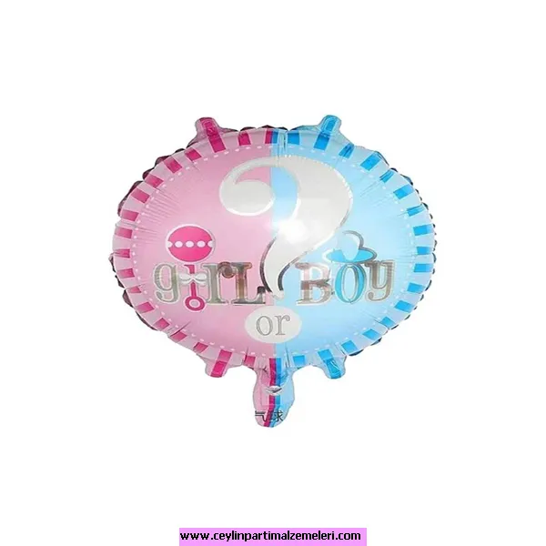 Grıl & Boy Folyo Balon Yuvarlak